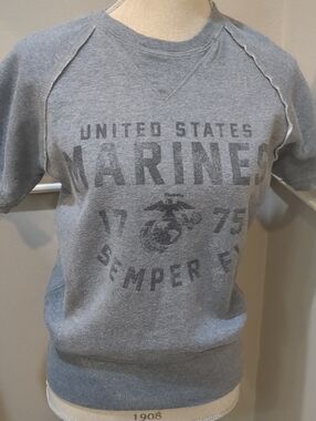Vintage MV Sport Gray Crewneck Sweatshirt US Marines